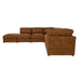Modular Upholstered Sectional, Medium Firm Seat Cushion, Custom Configuration - Brown Home Essentials