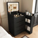 Flip Mirror Vanity Desk With Adjustable LED Lights & Stool For Bedroom Home Essentials