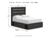 Hollivern - Panel Bed With Storage Signature Design by Ashley®