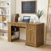 Modern Fluted Office Desk With Storage Cabinet Home Essentials