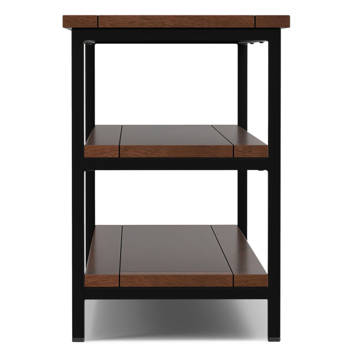 Skyler - TV Media Stand - Dark Cognac Brown Simpli-Home
