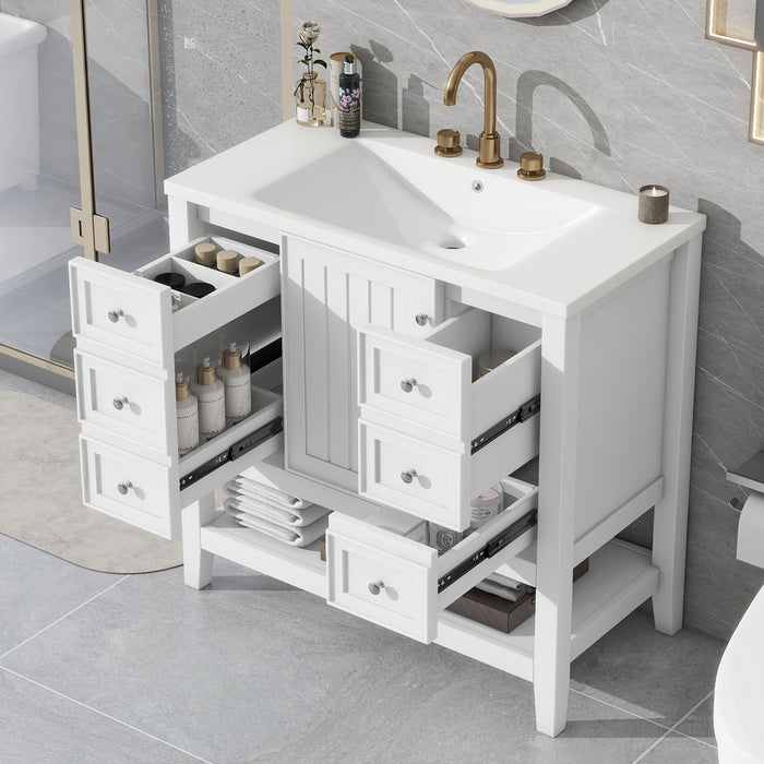 Modern Bathroom Vanity With Sink Hearth and Haven