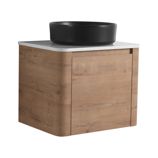 Wall Mounted Bathroom Vanity & Art Sink & 1 Soft Close Door Home Essentials