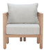 Leto - Outdoor Armchair - Gray Zuo Modern