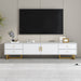 TV Media Console Table, TV Stand With Storage For Living Room - White Hearth and Haven