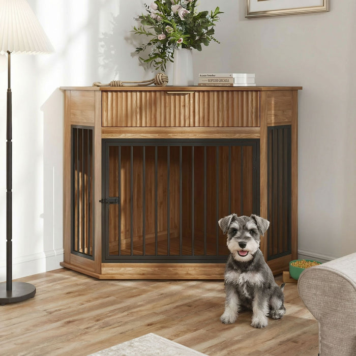 Corner Dog Crate Daily Nest
