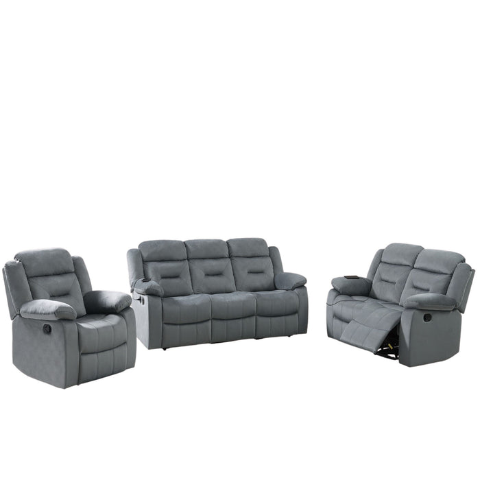 Contemporary Living Room Set With Pillow Arms And Headrest Support Home Essentials