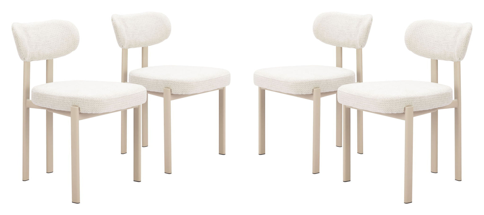 Aurea - Dining Chair (Set of 4) - Light Gray Zuo Modern