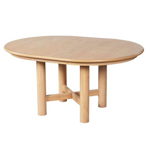 Extendable Oval Dining Table With Leaf Hearth and Haven