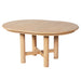 Extendable Oval Dining Table With Leaf Hearth and Haven