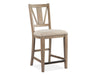 Paxton Place - Counter Chair With Upholstered Seat (Set of 2) - Dovetail Gray Magnussen Furniture