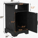 Farmhouse Nightstand, Charging Station & Storage Home Essentials