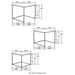 3 Piece Nesting Design Table Set - Brown Furniture Max