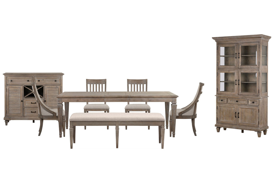Lancaster - 8 Piece Extendable Rectangular Dining Table Set Magnussen Furniture