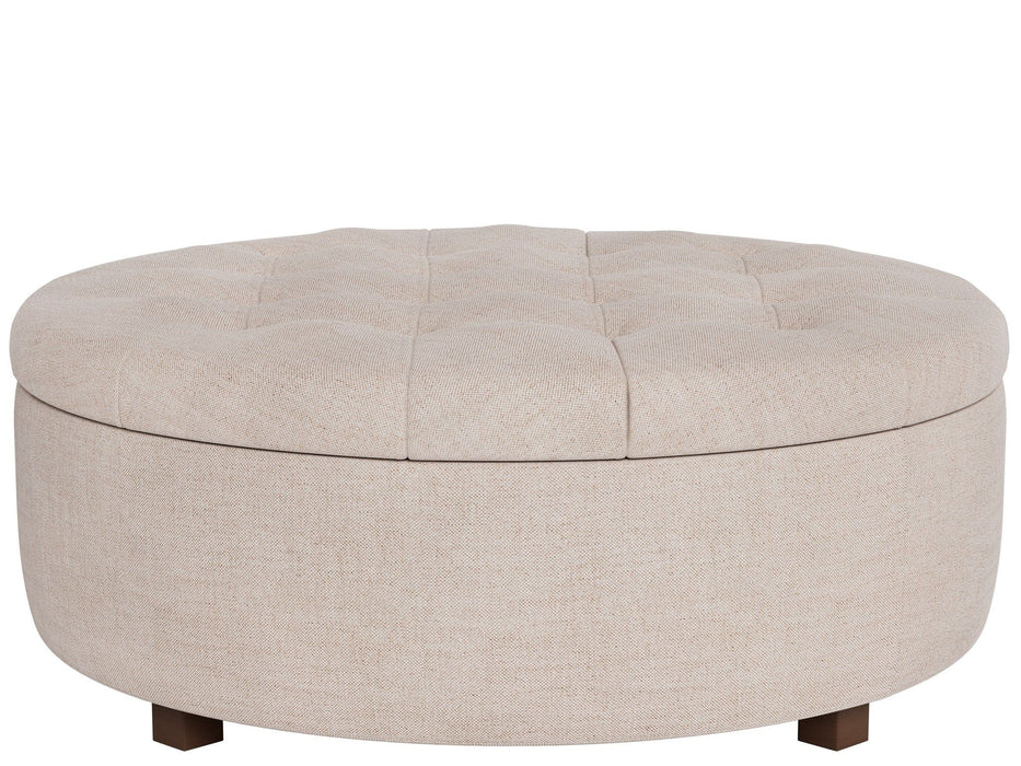 U Choose - Round Storage Ottoman, Special Order Universal Furniture