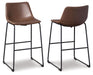 Centiar - Upholstered Barstool (Set of 2) Signature Design by Ashley®