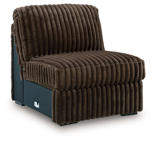 Midnight-Madness - Armless Chair - Chocolate Signature Design by Ashley®