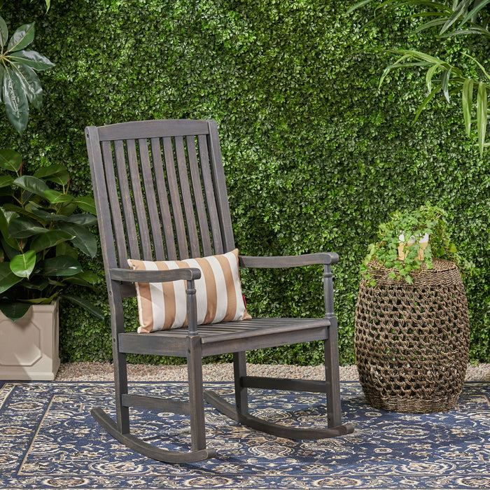 Outdoor Rocking Chair - Dark Gray