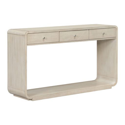 onsole Table With 3 Drawers And Display Shelf Noble House