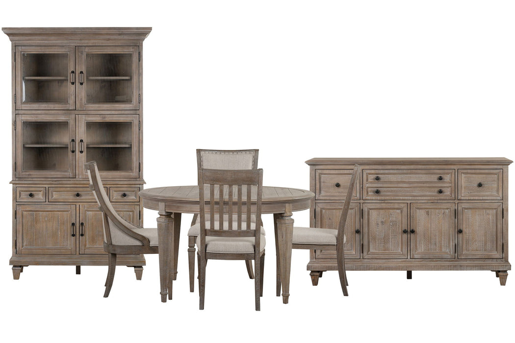 Lancaster - Extendable Round Dining Table Set Magnussen Furniture