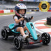 Electric Kids Pedal Go Kart With Adjustable Seat, Foldable Design Daily Nest
