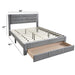 Contemporary Bed With Storage Drawer Home Essentials
