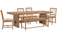 Lindon - Trestle Dining Table Set Magnussen Furniture