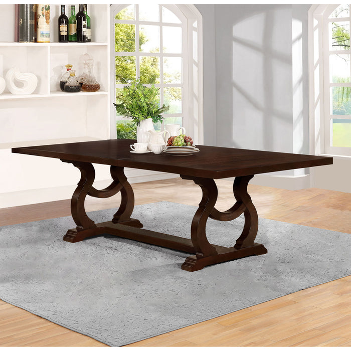 Fremont - Trestle Rectangular Dining Table With Removable Leaf Furniture Max