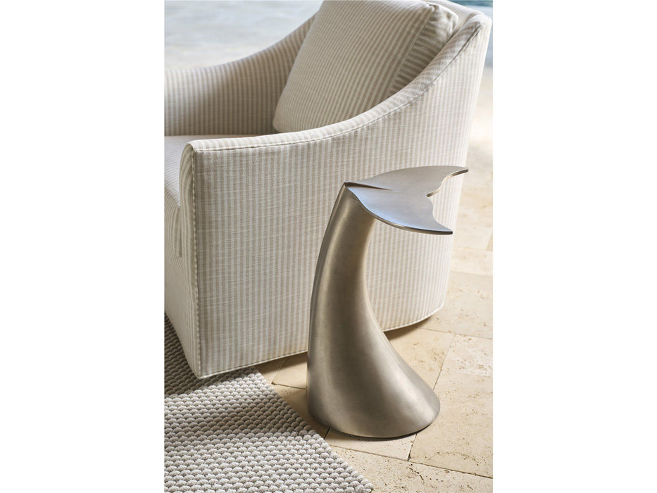 Oasis - Whale Tail Accent Table - Dark Gray