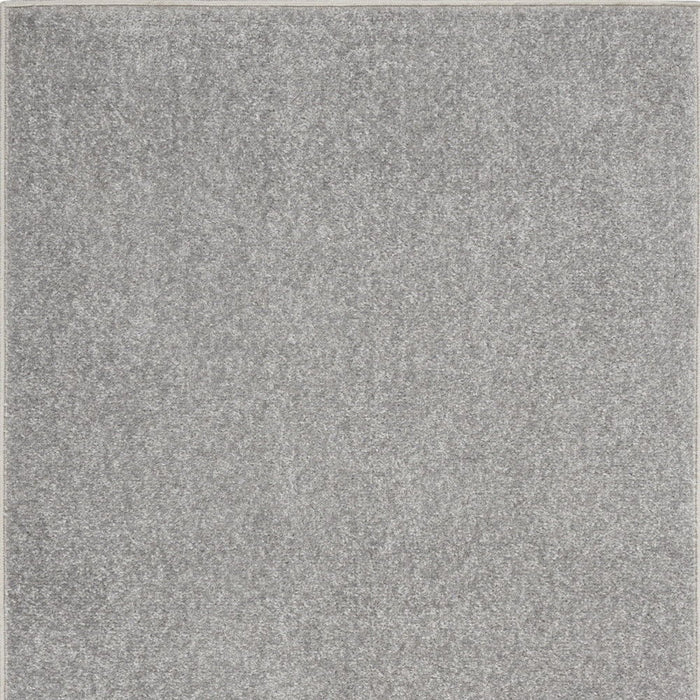 2' X 4' Non Skid Indoor / Outdoor Runner Rug - Silver Gray