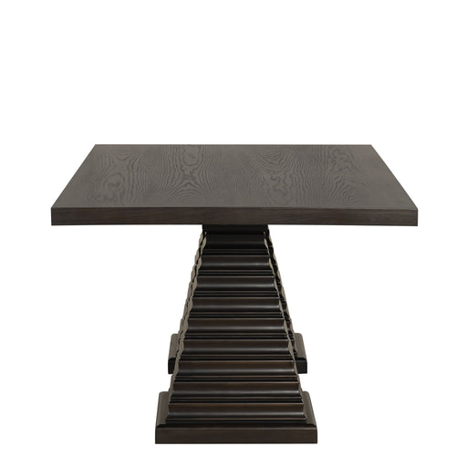 Plateau - 78" Rectangle Dining Table - Top & Base - Dark Brown New Classic
