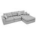 Corner Chaise L-Shaped Sectional Sofa Bed Home Essentials