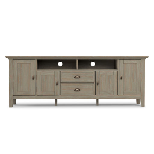 Redmond - TV Media Stand - Distressed Gray Simpli-Home
