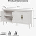 Vintage Buffet Cabinet With Adjustable Shelves Home Essentials