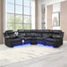 Lacrosse - Power Reclining Sectional Sofa Matrix Furniture Group