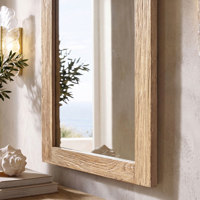 Langford - Wall Mirror - Light Brown Jennifer Taylor Home