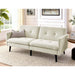 Easy Convert Futon Sofa With Tufted Back And Seat Home Essentials