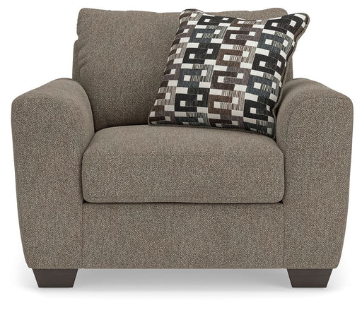 Triston-Peaks - Chair And A Half - Suede Benchcraft®