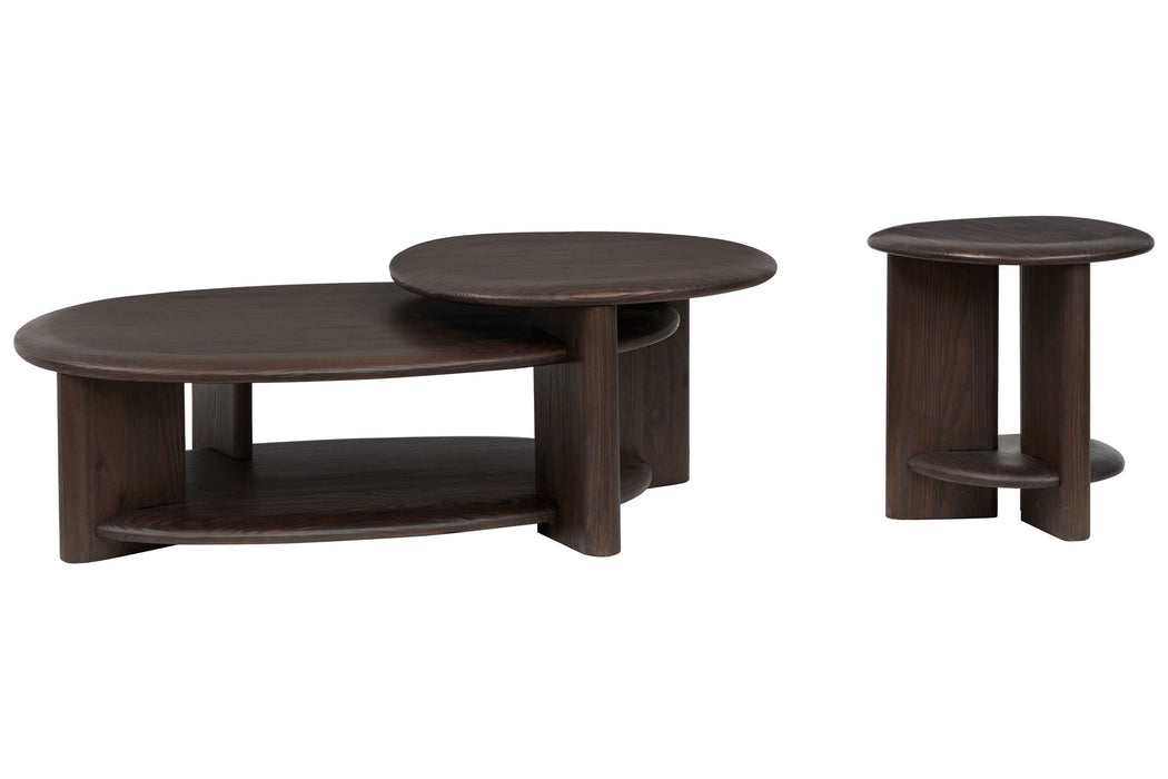Upton - Shaped Cocktail Table Set Magnussen Furniture