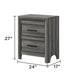 Denver - 2 Drawer Nightstand - Gray Matrix Furniture Group
