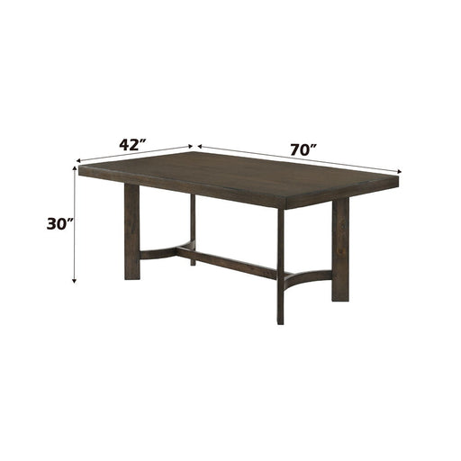 Farren - Dining Table - Weathered Oak ACME