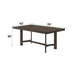 Farren - Dining Table - Weathered Oak ACME