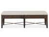 Westley Falls - Bench With Upholstered Seat - Graphite Magnussen Furniture