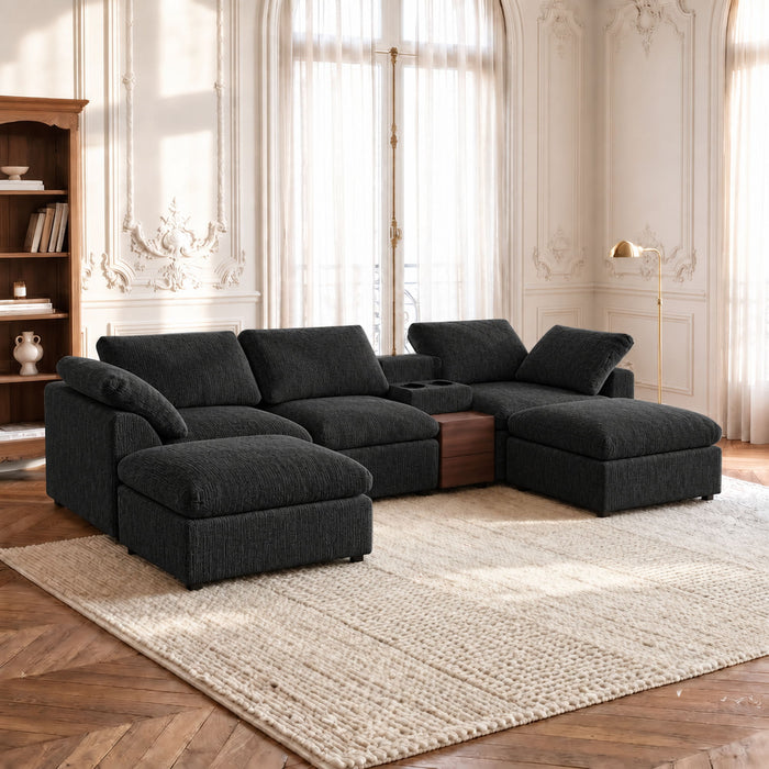 Modular Cloud Couch With Storage Console Home Essentials