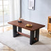Compact Dining Table - Walnut / Black Home Essentials