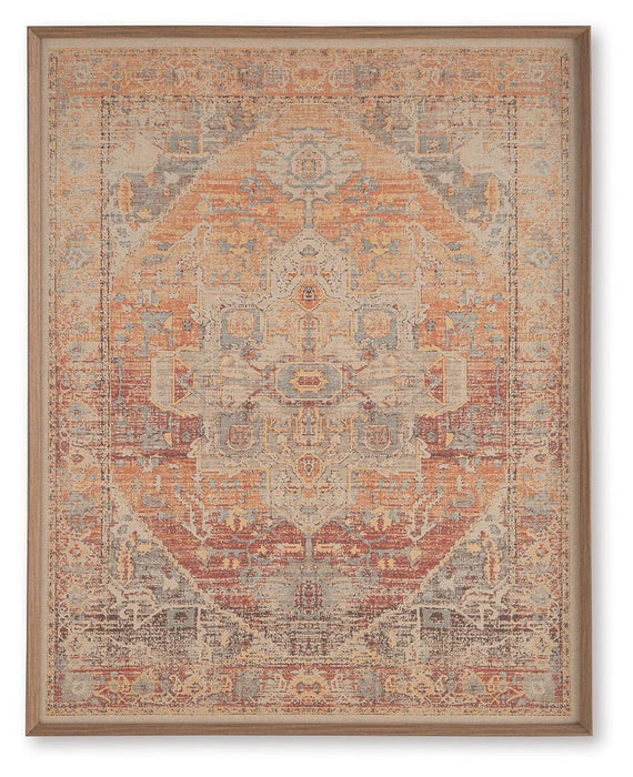 Kerrickson - Wall Art - Red / Orange / Blue Signature Design by Ashley®