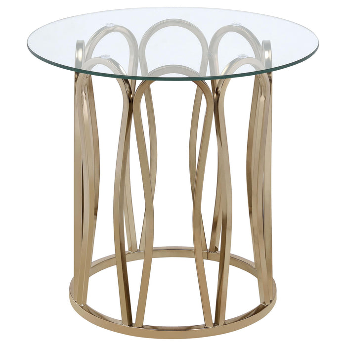 2 Piece Coffee And End Table Set - Chocolate Furniture Max