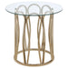 2 Piece Coffee And End Table Set - Chocolate Furniture Max