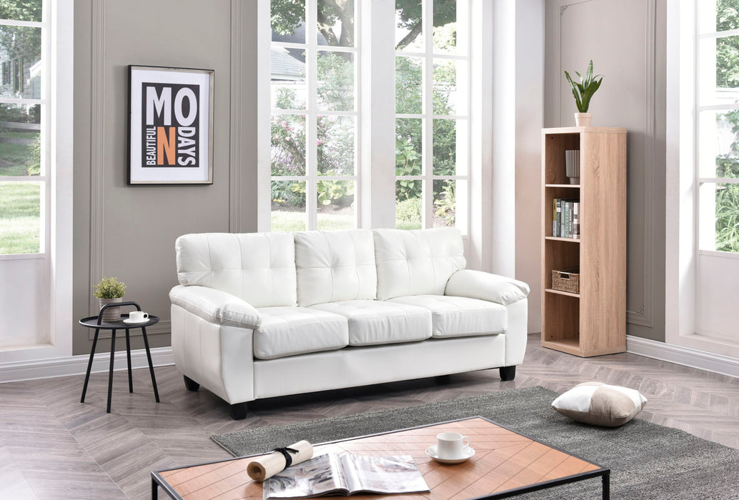 Glory Furniture Gallant Sofa, White