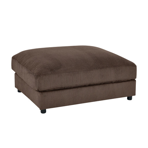 Upholstered Rectangle Ottoman - Brown Home Essentials